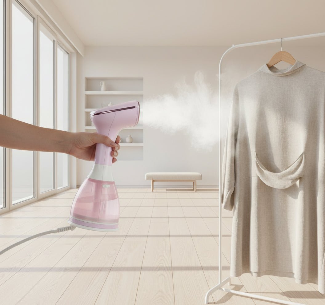 Get Wrinkle-Free Clothes in Seconds with the Homniva 1200W Handheld Clothing Steamer - Homniva