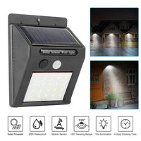 Homniva 20 - LED Solar Motion Sensor Security Light - Homniva
